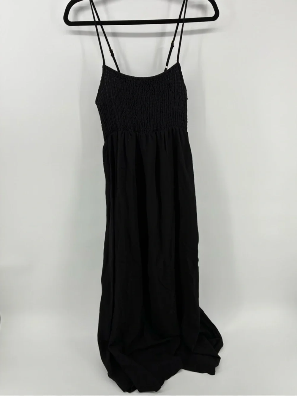 Z Supply Black Smocked Bodice Maxi Dress - Women - Picture 2 of 9